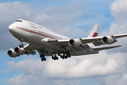 Bahrain Amiri Flight Boeing 747-4P8 (A9C-HMK) at  London - Heathrow, United Kingdom