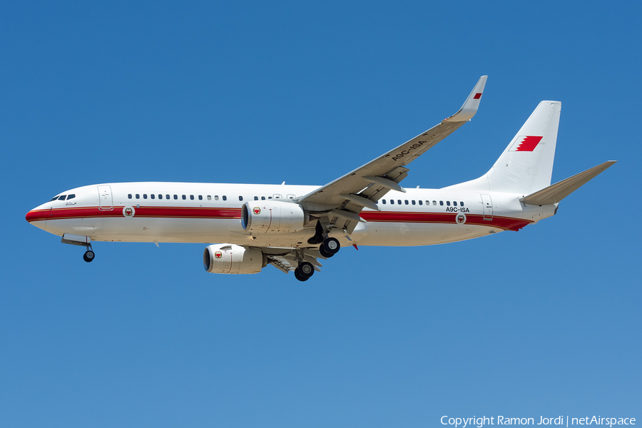 Bahrain Amiri Flight Boeing 737-86J (A9C-ISA) | Photo 459212