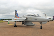 Spanish Air Force (Ejército del Aire) Northrop SF-5M Freedom Fighter (AE.9-17) at  RAF Fairford, United Kingdom