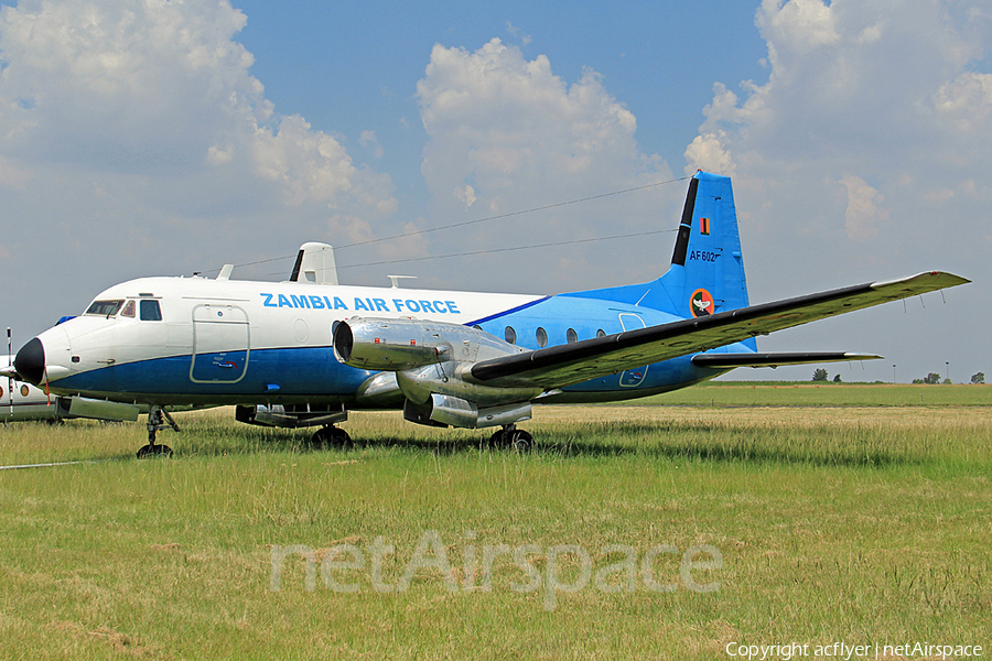 Zambian Air Force Hawker Siddeley HS.748-265 Series 2A (AF602) | Photo 399662