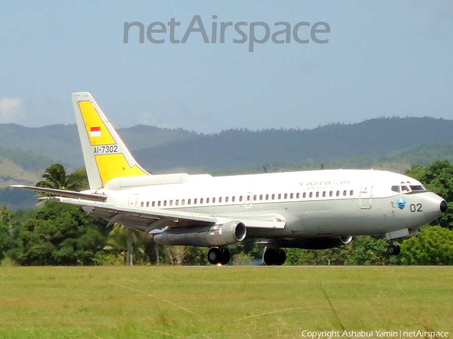 Indonesian Air Force (TNI-AU) Boeing 737-2X9(Adv) (AI-7302) | Photo 145607