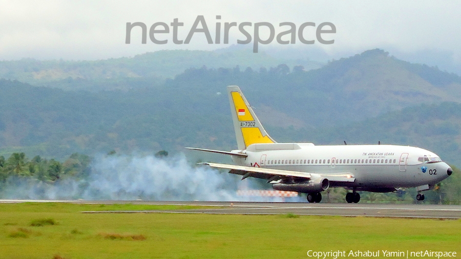 Indonesian Air Force (TNI-AU) Boeing 737-2X9(Adv) (AI-7302) | Photo 145963