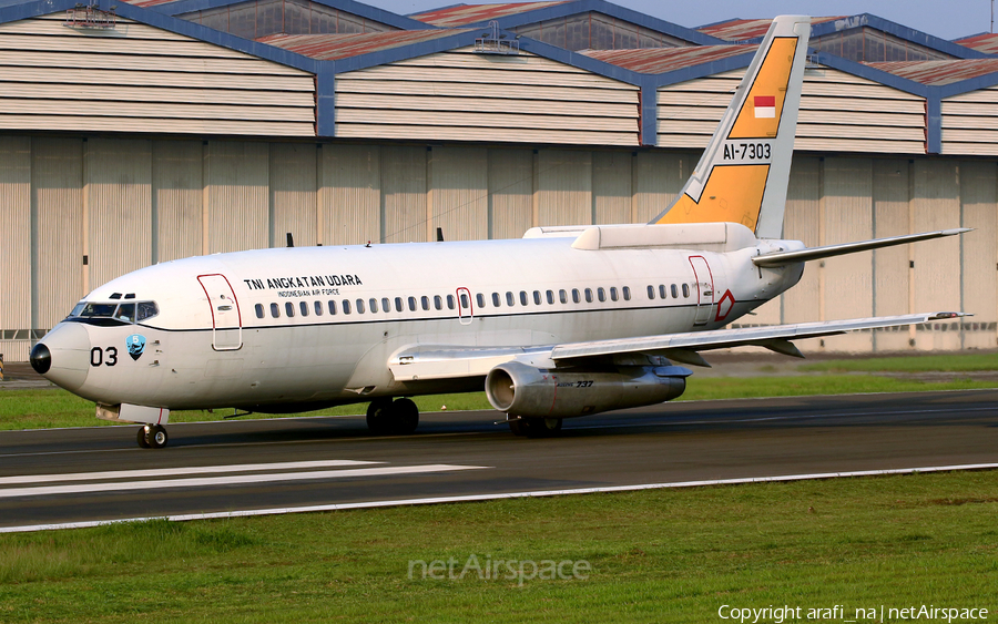 Indonesian Air Force (TNI-AU) Boeing 737-2X9(Adv) (AI-7303) | Photo 471761