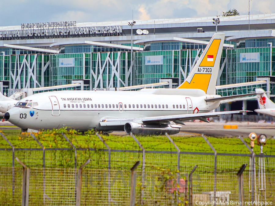 Indonesian Air Force (TNI-AU) Boeing 737-2X9(Adv) (AI-7303) | Photo 462605