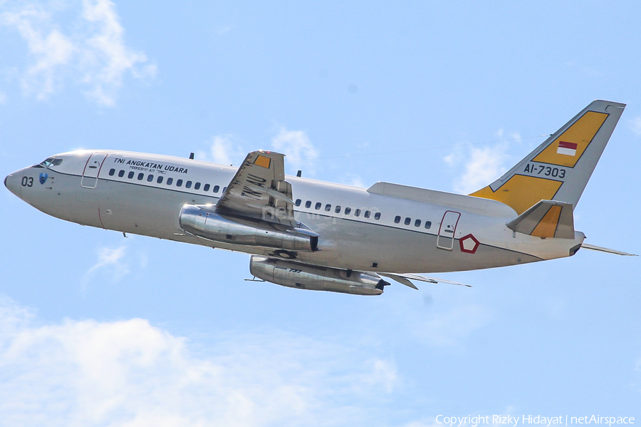 Indonesian Air Force (TNI-AU) Boeing 737-2X9(Adv) (AI-7303) | Photo 459691