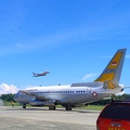 Indonesian Air Force (TNI-AU) Boeing 737-2X9(Adv) (AI-7303) at  Balikpapan Sepinggan - International, Indonesia