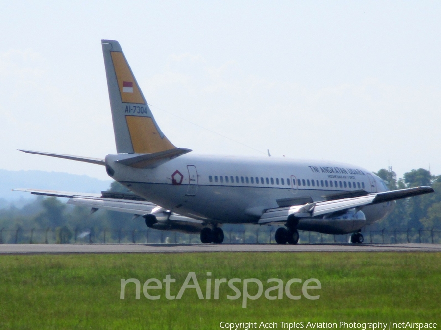 Indonesian Air Force (TNI-AU) Boeing 737-2Q8(Adv) (AI-7304) | Photo 216244