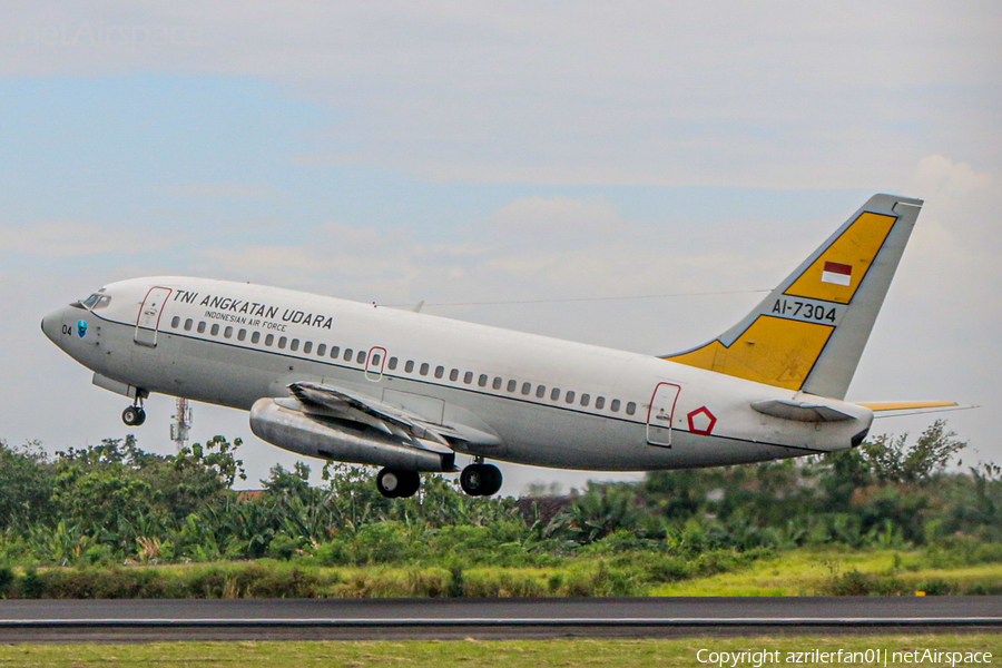 Indonesian Air Force (TNI-AU) Boeing 737-2Q8(Adv) (AI-7304) | Photo 411747
