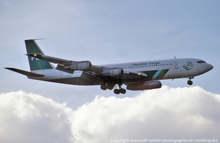 Pakistan International Airlines Cargo Boeing 707-340C (AP-AXG) | Photo 456820