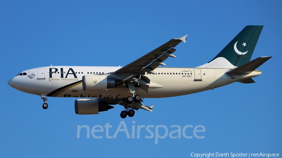 Pakistan International Airlines - PIA Airbus A310-308 (AP-BEC) | Photo 210222
