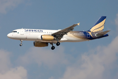 Shaheen Air International Airbus A320-232 (AP-BLM) at  Dubai - International, United Arab Emirates