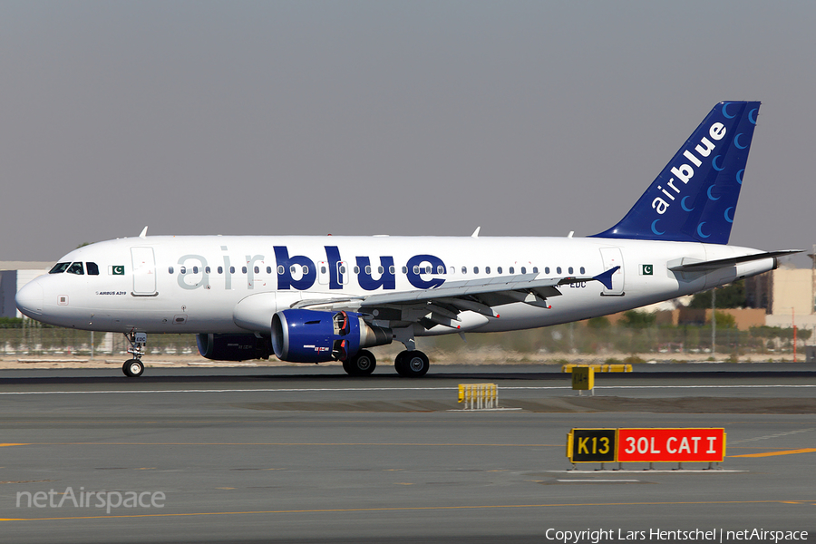 AirBlue Airbus A319-111 (AP-EDC) | Photo 396391
