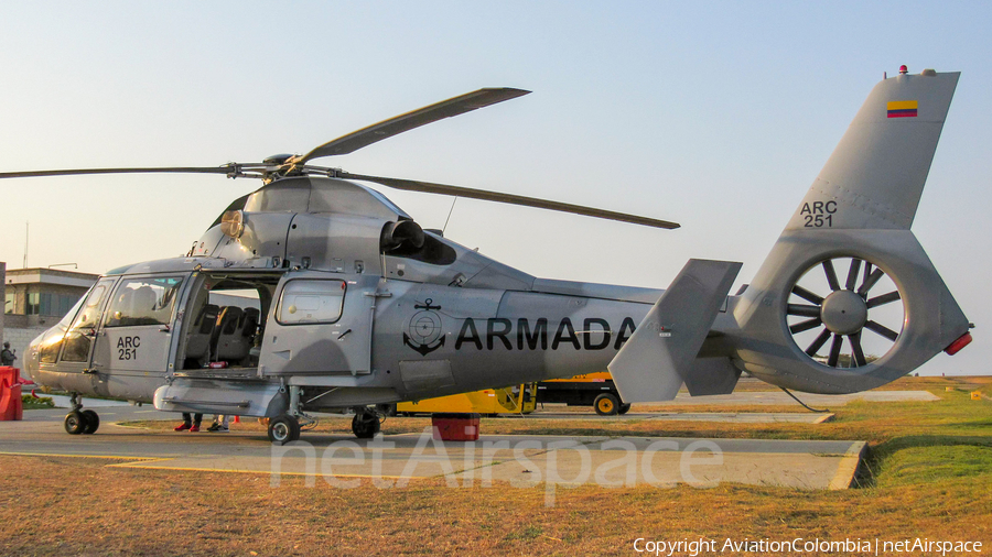 Colombian Navy (Armada de Colombia) Eurocopter AS365N3 Dauphin 2 (ARC251) | Photo 304938