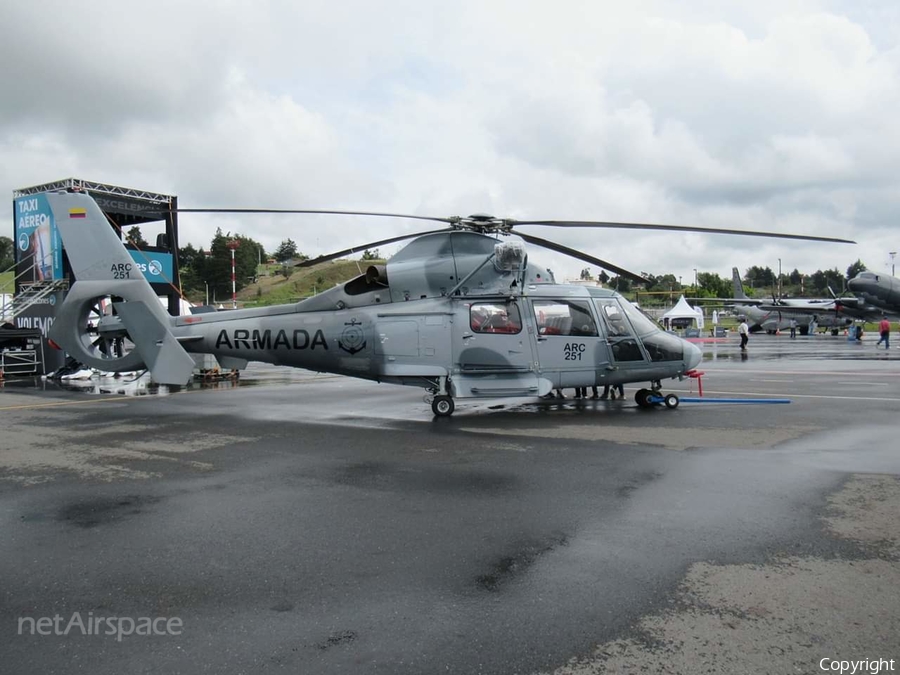 Colombian Navy (Armada de Colombia) Eurocopter AS365N3 Dauphin 2 (ARC251) | Photo 350400