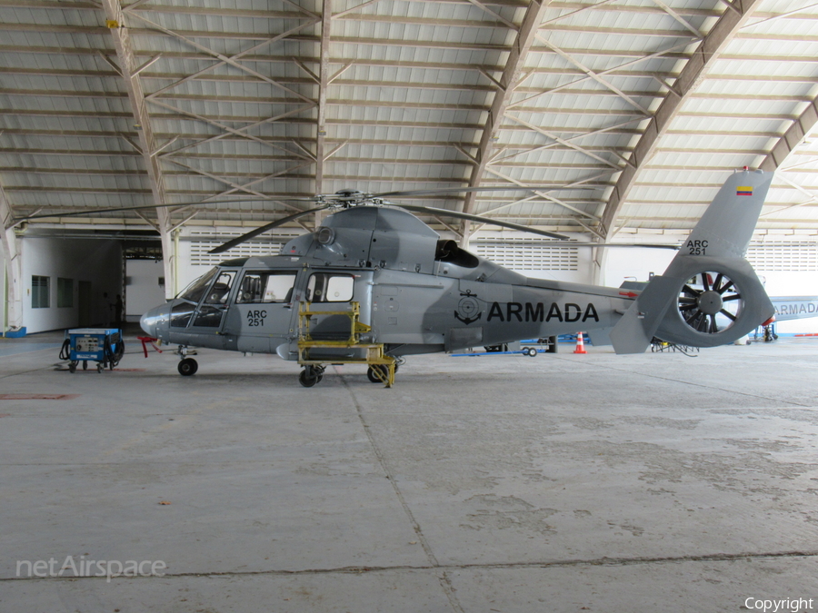 Colombian Navy (Armada de Colombia) Eurocopter AS365N3 Dauphin 2 (ARC251) | Photo 299351
