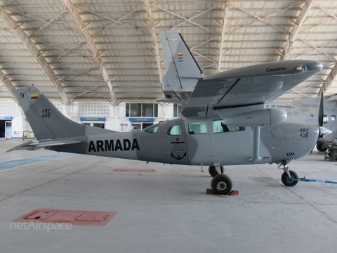 Colombian Navy (Armada de Colombia) Cessna TU206G Turbo Stationair (ARC405) at  Barranquilla - Ernesto Cortissoz International, Colombia