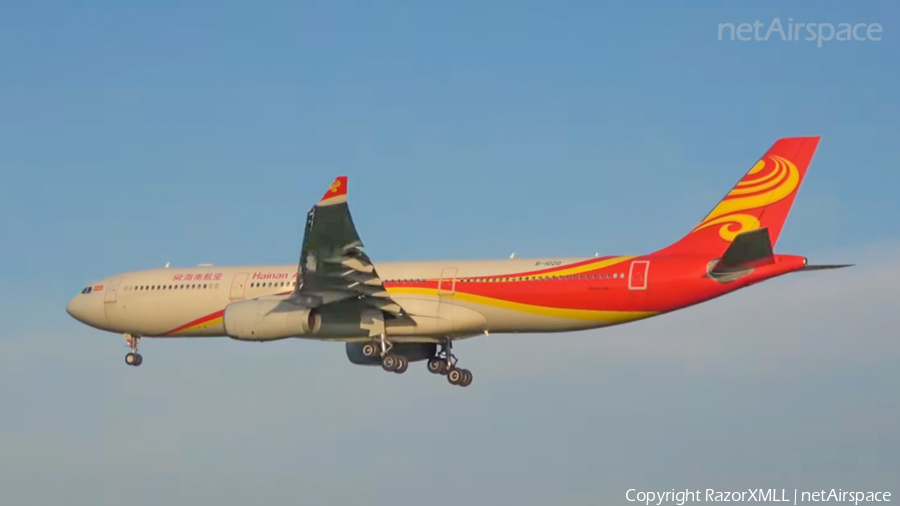 Hainan Airlines Airbus A330-343E (B-1020) | Photo 460490