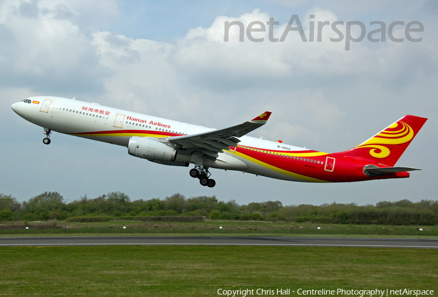 Hainan Airlines Airbus A330-343E (B-1022) | Photo 568495