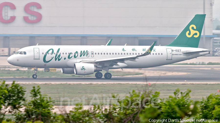 Spring Airlines Airbus A320-214 (B-1027) | Photo 269894