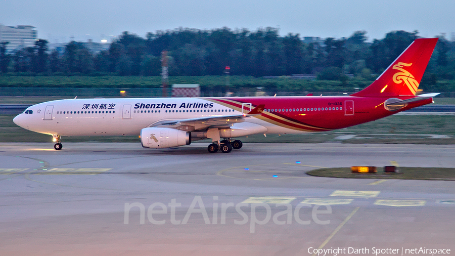 Shenzhen Airlines Airbus A330-343 (B-1036) | Photo 248822