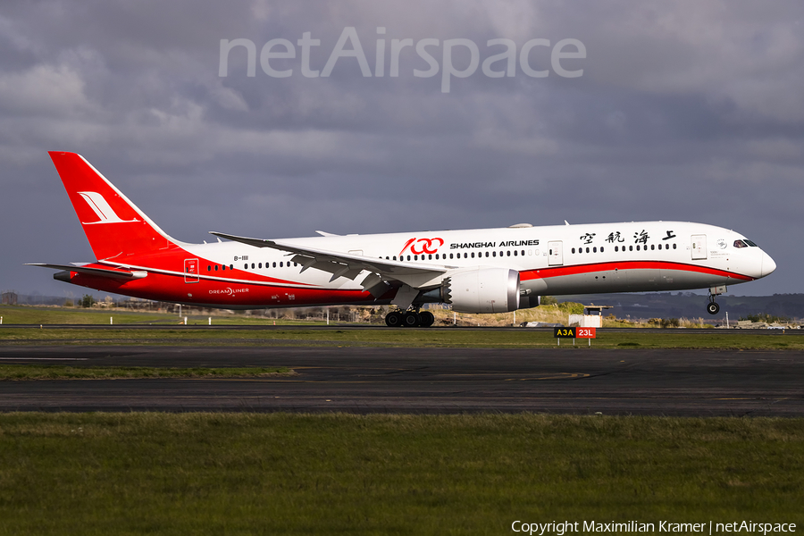 Shanghai Airlines Boeing 787-9 Dreamliner (B-1111) | Photo 391951