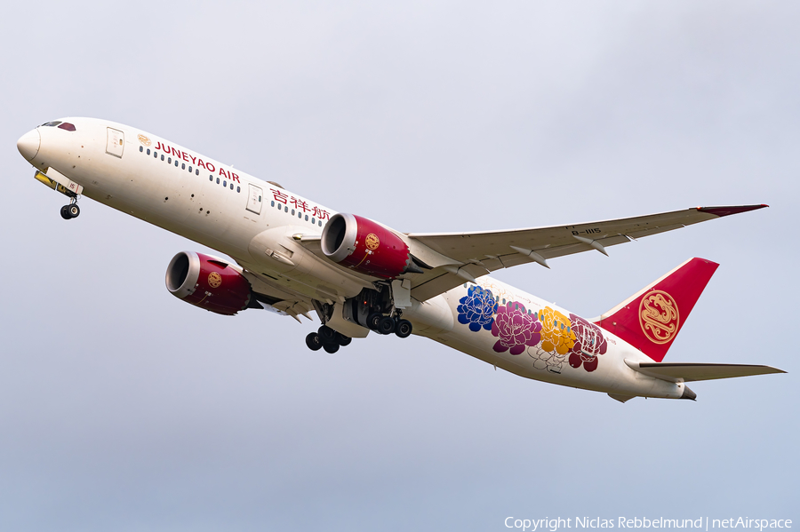 Juneyao Airlines Boeing 787-9 Dreamliner (B-1115) | Photo 487538