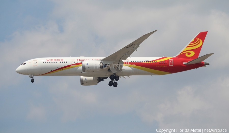 Hainan Airlines Boeing 787-9 Dreamliner (B-1140) | Photo 349252