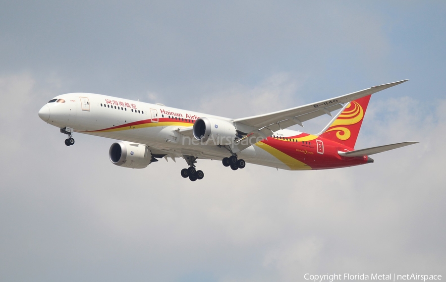 Hainan Airlines Boeing 787-9 Dreamliner (B-1140) | Photo 552099