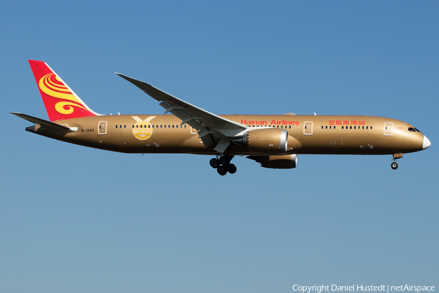 Hainan Airlines Boeing 787-9 Dreamliner (B-1343) | Photo 500758