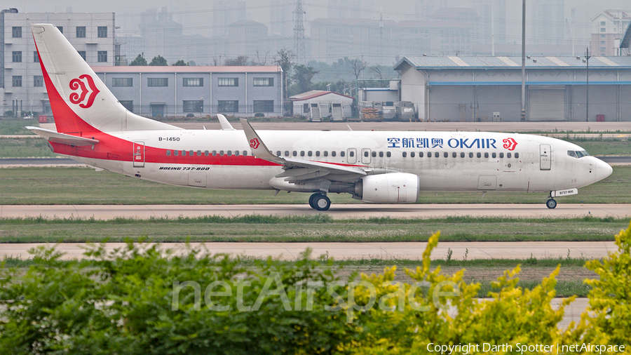 Okay Airways Boeing 737-8KF (B-1450) | Photo 246972