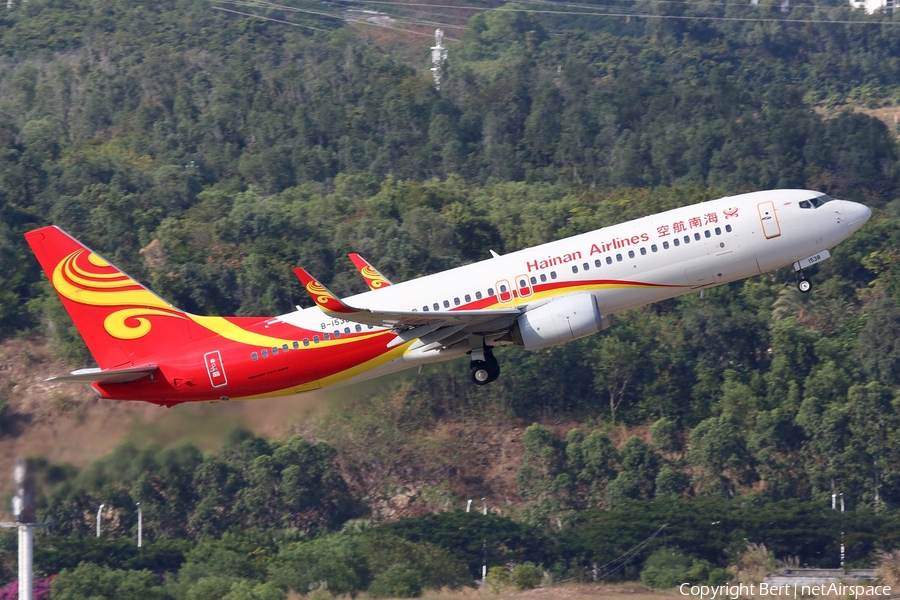 Hainan Airlines Boeing 737-84P (B-1538) | Photo 492768