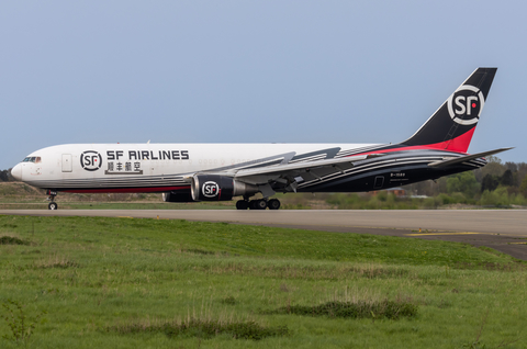 SF Airlines Boeing 767-338(ER)(BCF) (B-1589) at  Liege - Bierset, Belgium