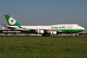 EVA Air Boeing 747-45E(M) (B-16407) at  Amsterdam - Schiphol, Netherlands