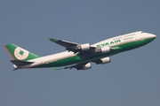 EVA Air Boeing 747-45E (B-16410) at  Hong Kong - Chek Lap Kok International, Hong Kong