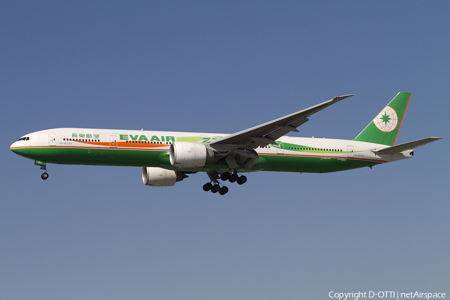 EVA Air Boeing 777-35E(ER) (B-16701) | Photo 338402