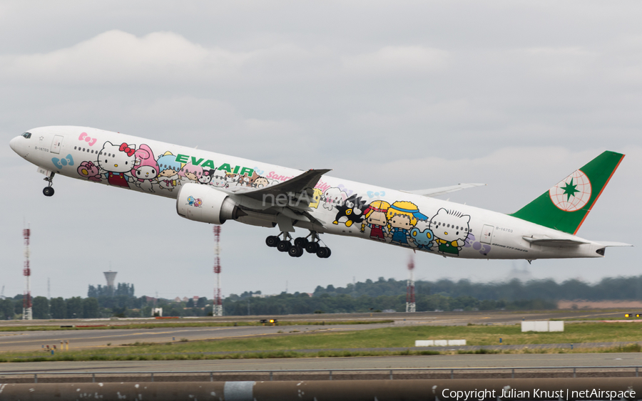 EVA Air Boeing 777-35E(ER) (B-16703) | Photo 116027