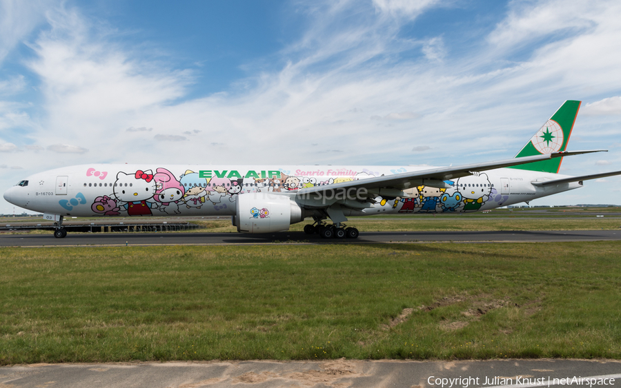 EVA Air Boeing 777-35E(ER) (B-16703) | Photo 116385