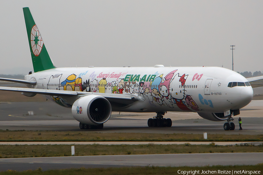 EVA Air Boeing 777-35E(ER) (B-16703) | Photo 129723