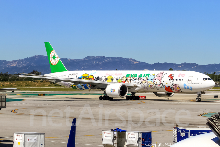 EVA Air Boeing 777-35E(ER) (B-16703) | Photo 427091