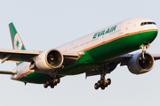 EVA Air Boeing 777-35E(ER) (B-16706) at  London - Heathrow, United Kingdom