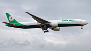 EVA Air Boeing 777-35E(ER) (B-16713) at  London - Heathrow, United Kingdom