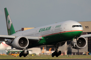 EVA Air Boeing 777-35E(ER) (B-16715) at  London - Heathrow, United Kingdom