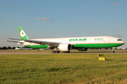 EVA Air Boeing 777-35E(ER) (B-16717) at  London - Heathrow, United Kingdom