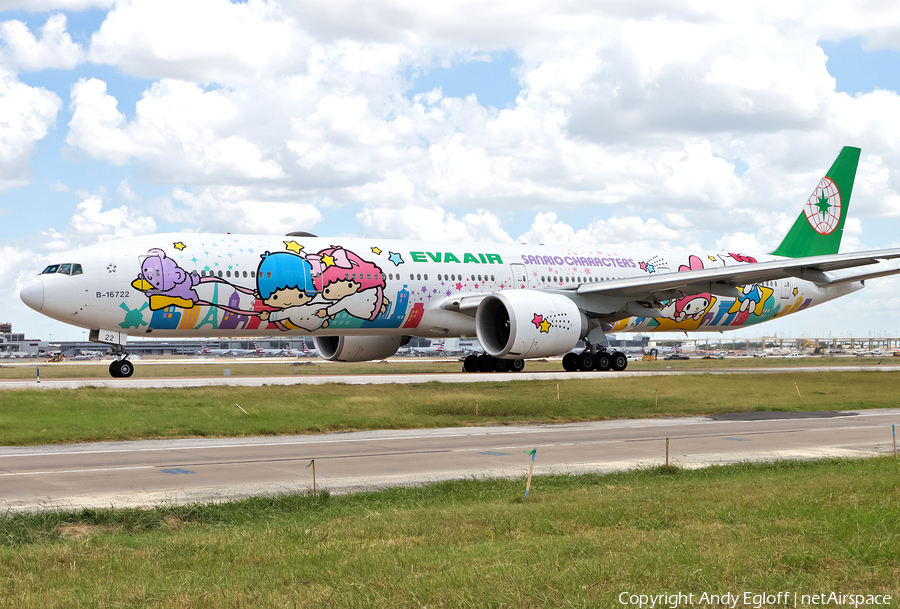 EVA Air Boeing 777-36N(ER) (B-16722) | Photo 391077