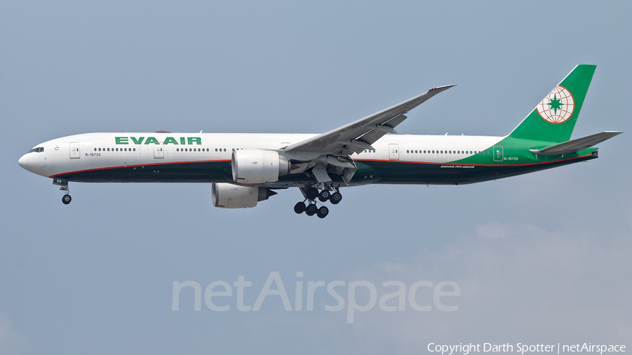 EVA Air Boeing 777-35E(ER) (B-16725) | Photo 320425