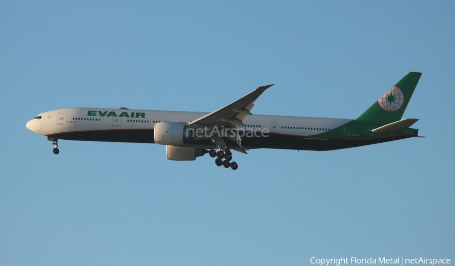 EVA Air Boeing 777-36N(ER) (B-16730) | Photo 306559