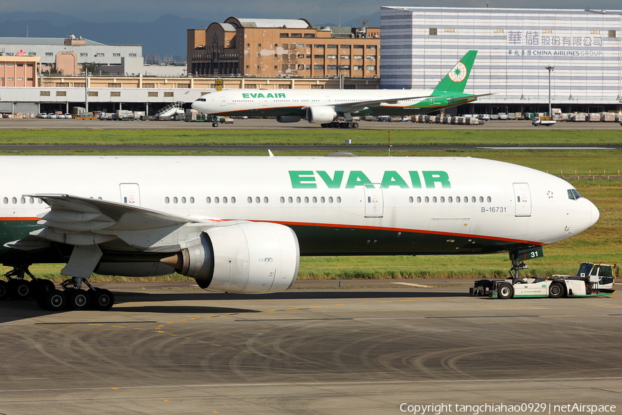 EVA Air Boeing 777-36N(ER) (B-16731) | Photo 517022