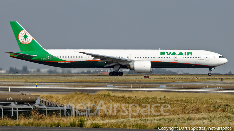 EVA Air Boeing 777-3SH(ER) (B-16733) | Photo 327384