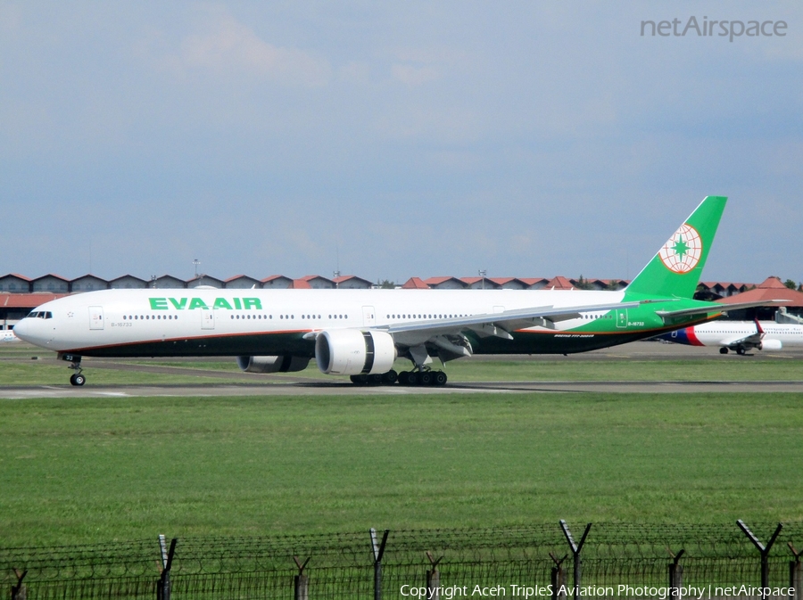 EVA Air Boeing 777-3SH(ER) (B-16733) | Photo 433719