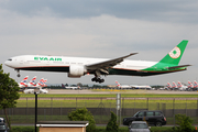 EVA Air Boeing 777-36N(ER) (B-16738) at  London - Heathrow, United Kingdom